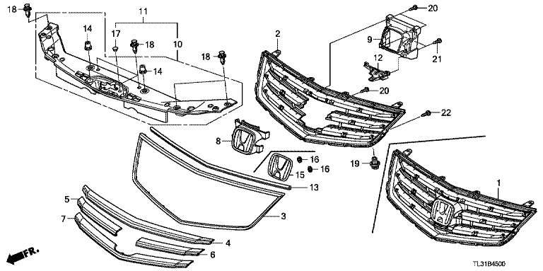 Front grill