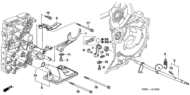 Shift Fork (5AT)