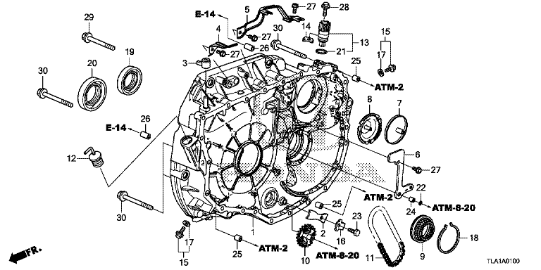 Torque converter case