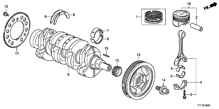 Piston/Crankshaft