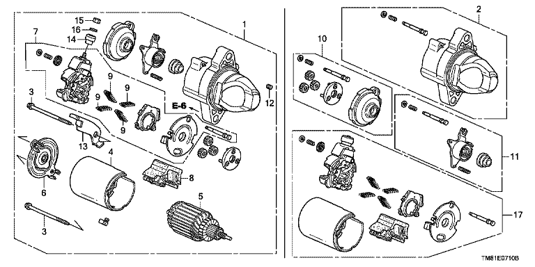 Starter Motor (Mitsuba)