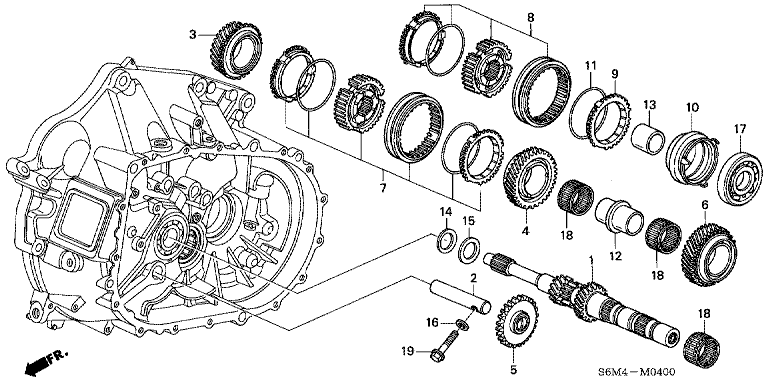 Main shaft (5MT)