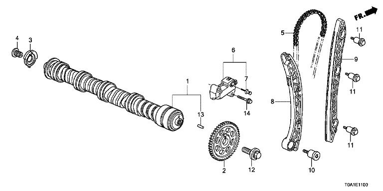 Camshaft/Cam Chain (2.0L)