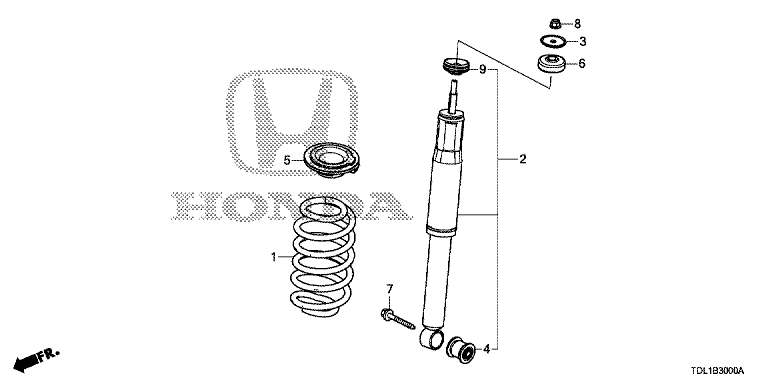 Rear damper