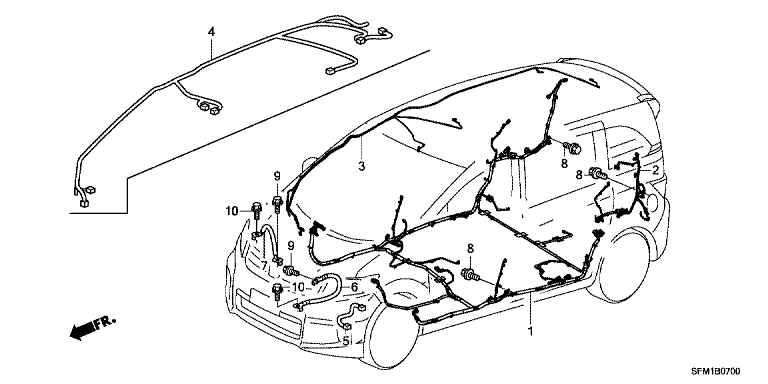 Wire harness (1)