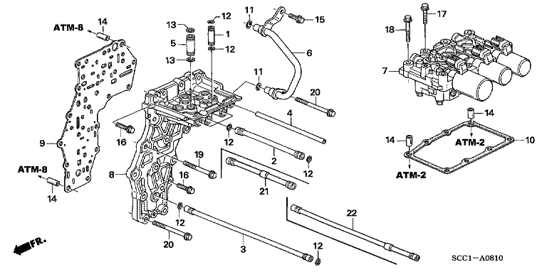 Control valve body