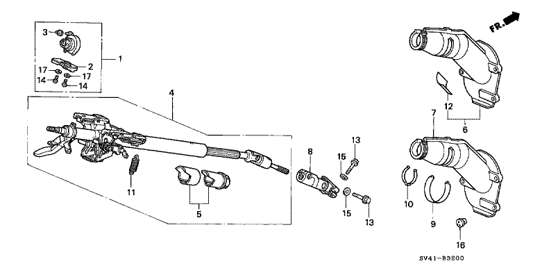 Steering column