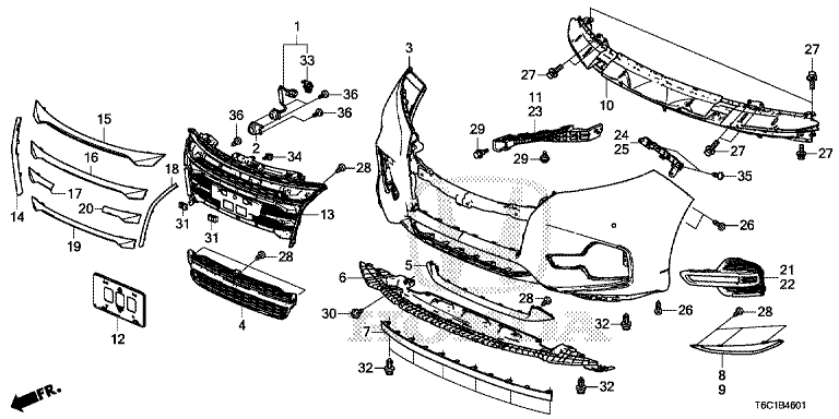 Front bumper (RC4-115/120)
