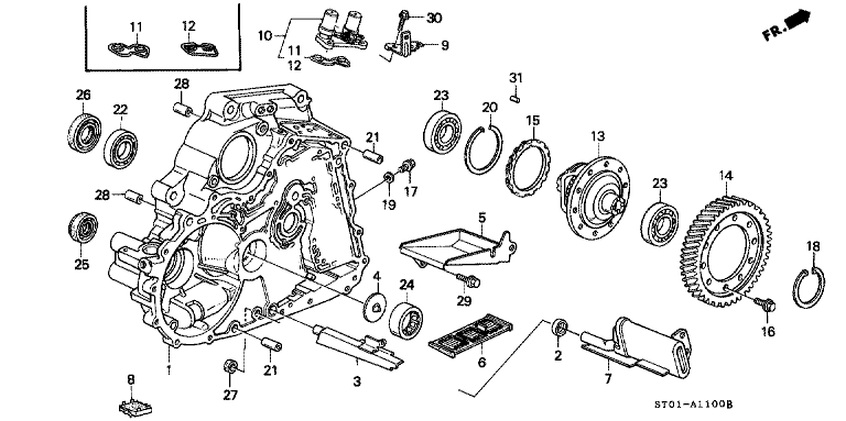 Torque converter case