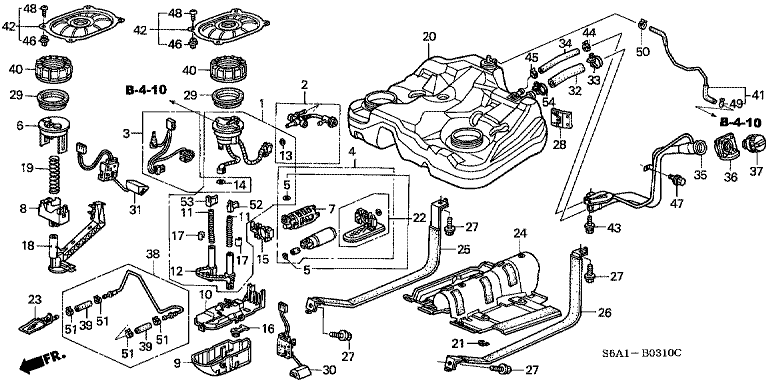 Fuel tank (4WD)