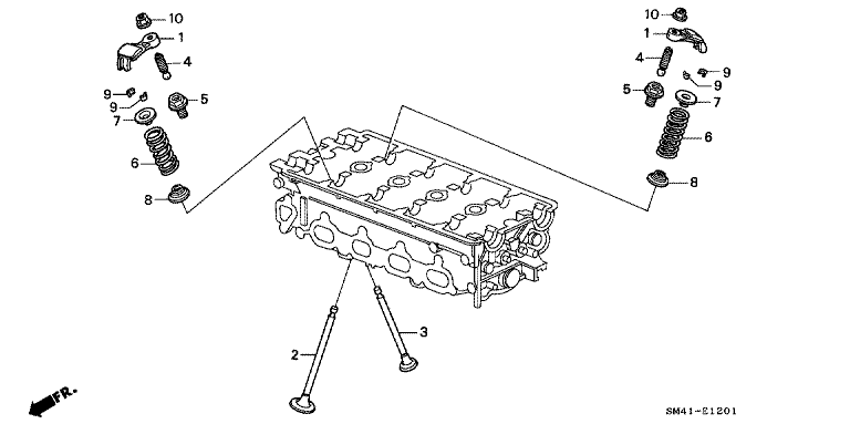 Valve/rocker arm (DOHC)