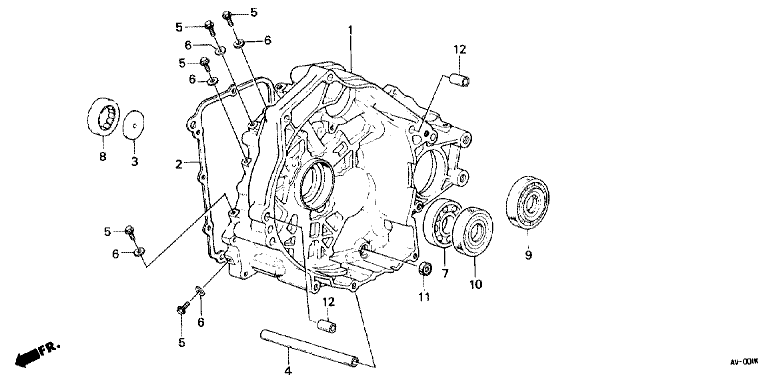 Torque converter case