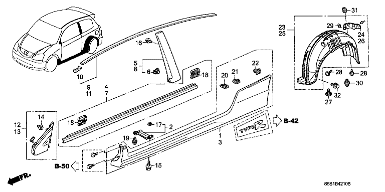 Molding/Side Sill Garnish