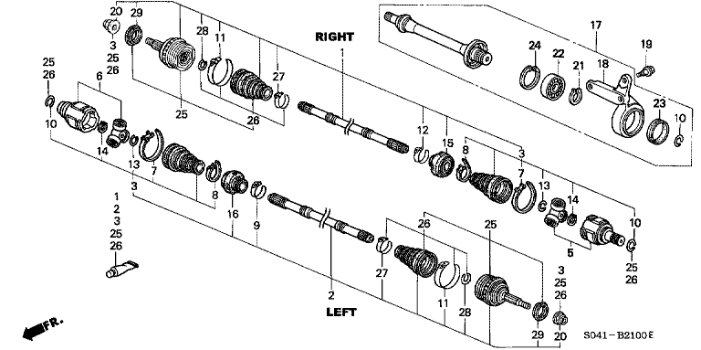 Front Drive Shaft/Half Shaft