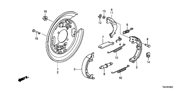 Parking Brake Shoe