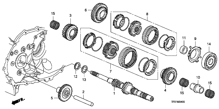 Main shaft (5MT)