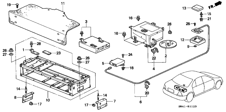 Navigation System (Unit/Antenna) (110)