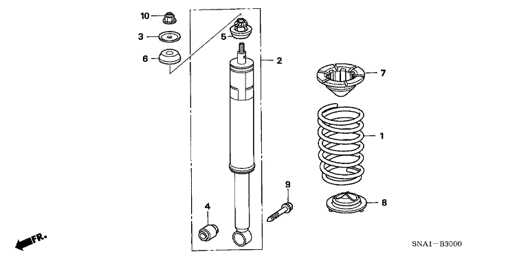 Rear damper