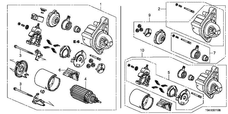 Starter Motor (Mitsuba) (2.0L)