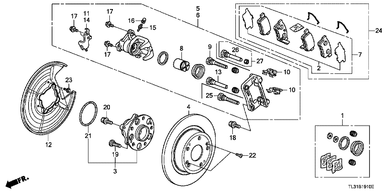 Rear brake (1)