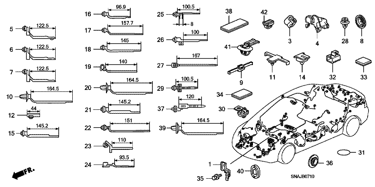 Harness band/bracket