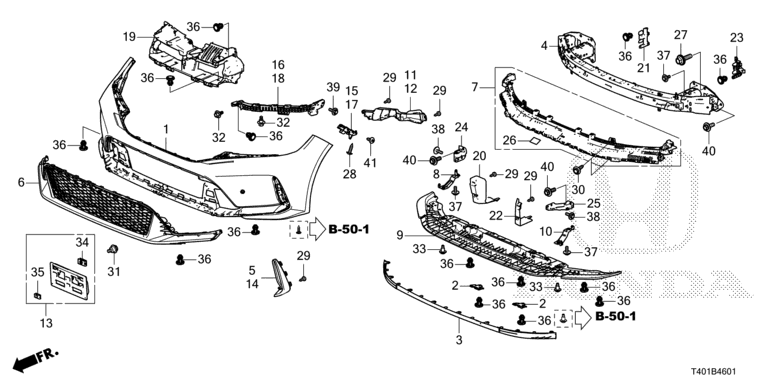 Front bumper (TYPE R)