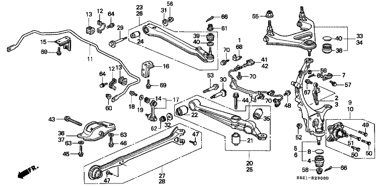 Rear stabilizer / Rear lower arm
