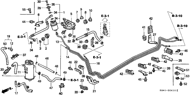 Fuel Pipe (4WD) (1)
