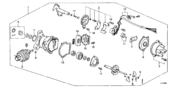 Distributor components (1600)