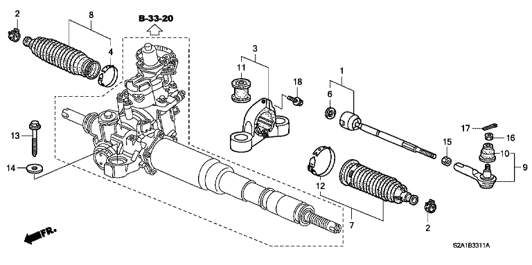 Power Steering Gearbox (VGS)