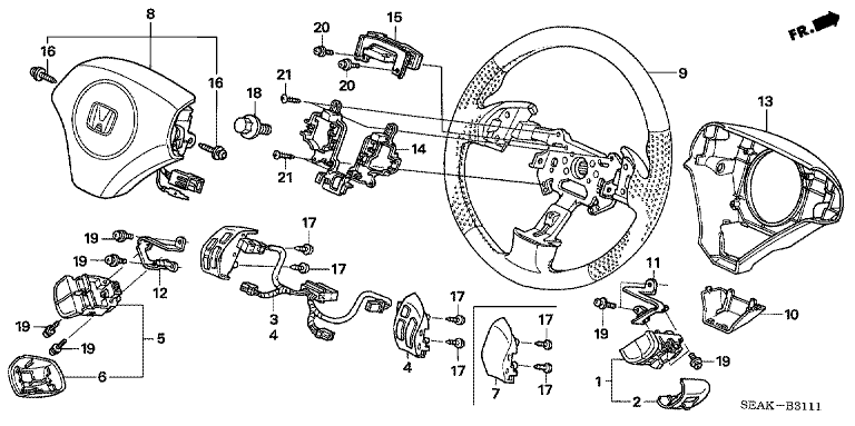 Steering Wheel (SRS) (2)
