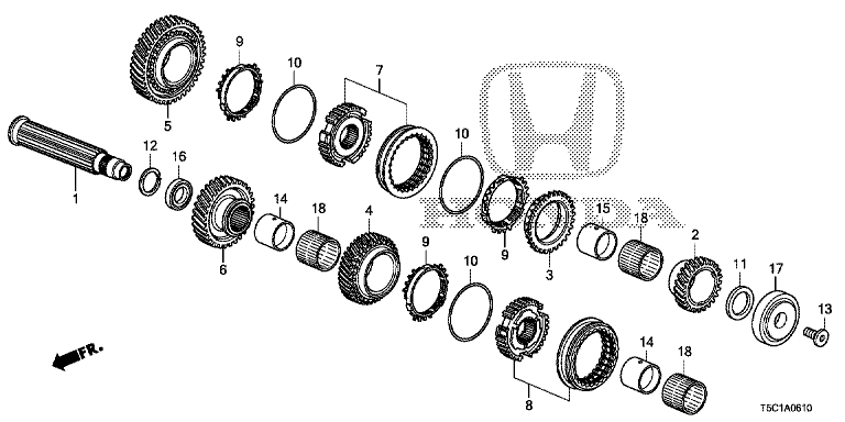Secondary shaft