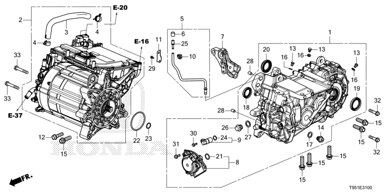 Motor & gearbox