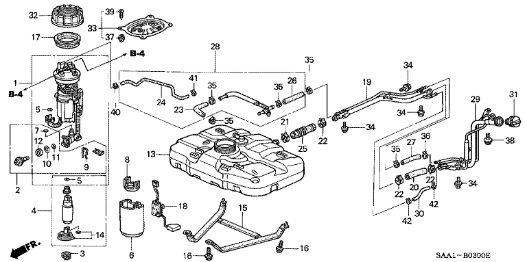 Fuel tank (2WD)