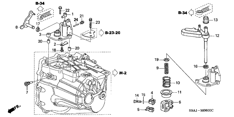 Shift arm/shift lever