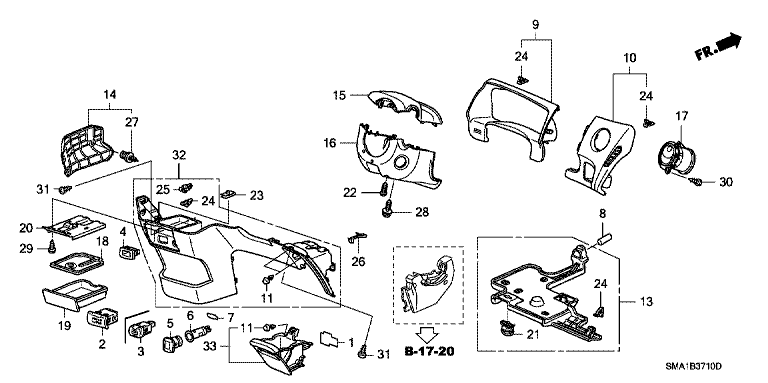 Instrument Panel Garnish (Driver Side)