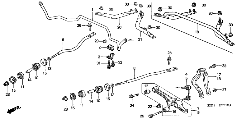 Front stabilizer / Front lower arm