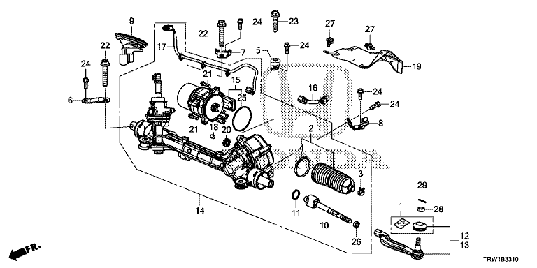 Power steering gearbox