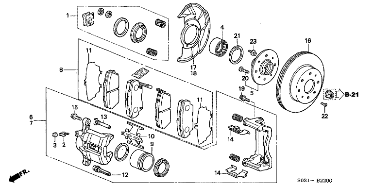 Front brake (1)