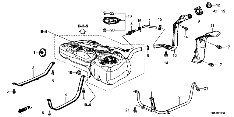 Fuel filler pipe