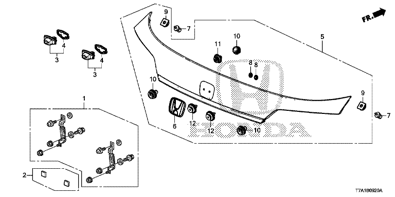 License light/license garnish