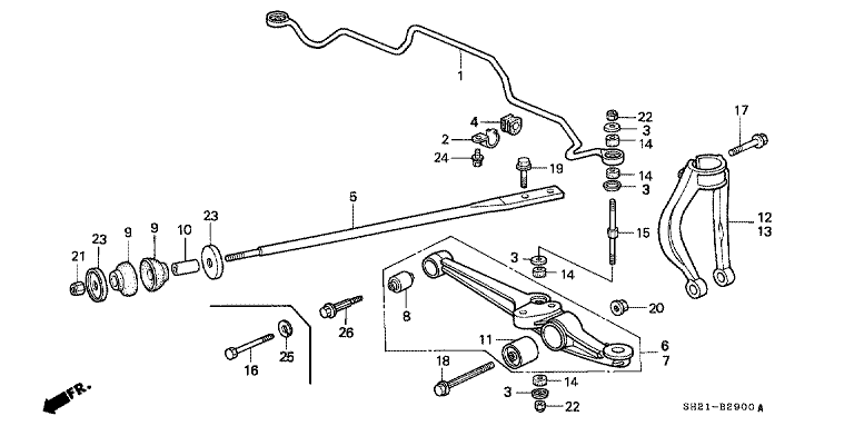 Front lower arm (EF1,2,3)