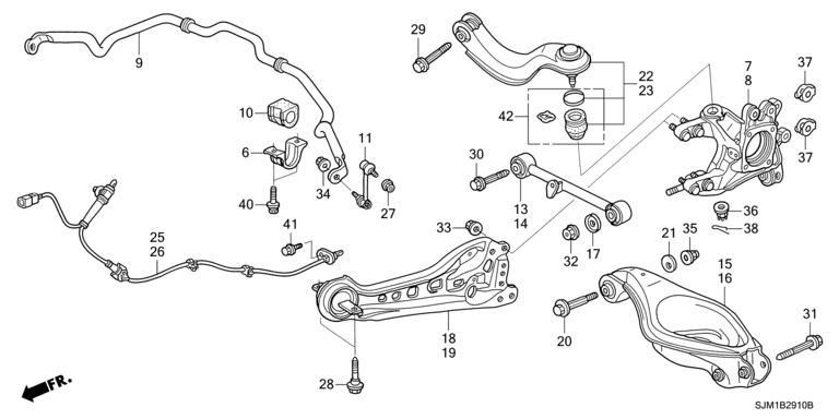 Rear lower arm (4WD)