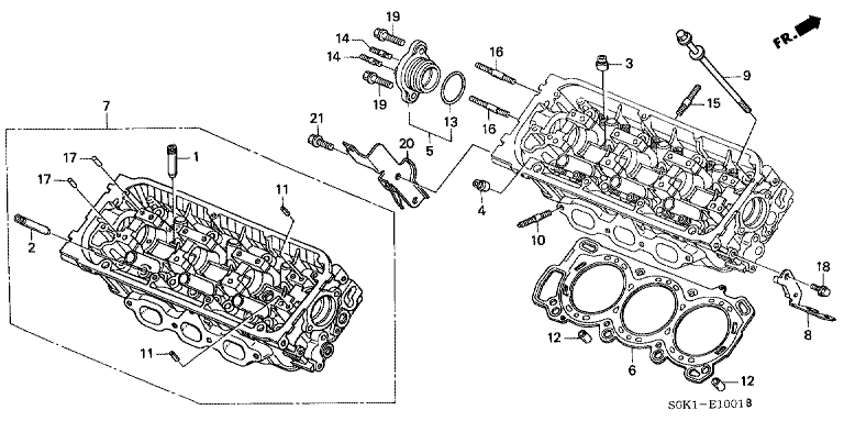 Rear Cylinder Head