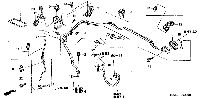 Air conditioning (hose / pipe)
