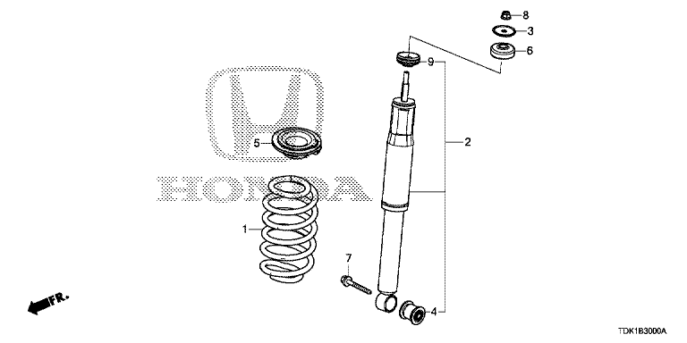 Rear damper