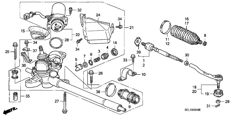 Power Steering Gearbox (EPS)