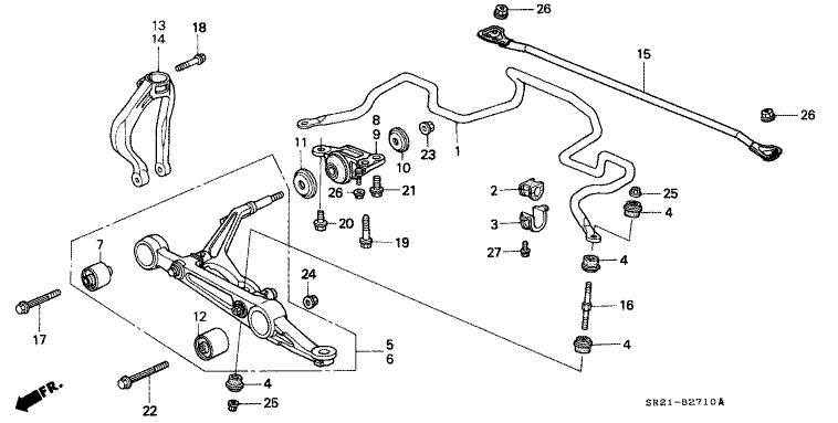 Front stabilizer / Front lower arm