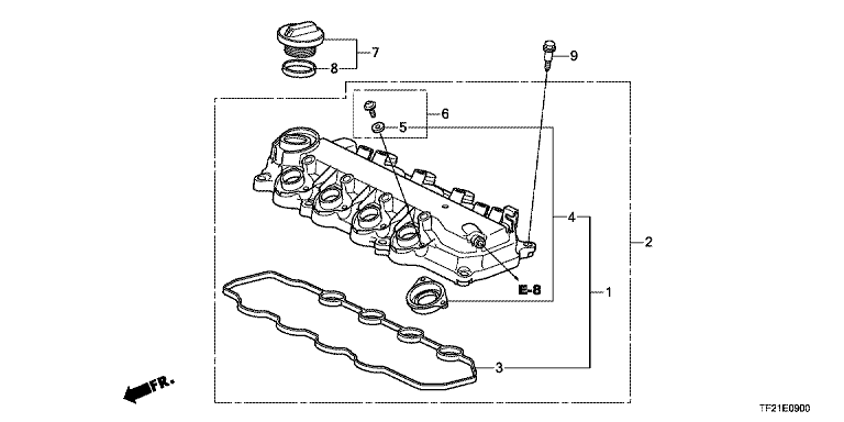 Cylinder Head Cover (1.3L)