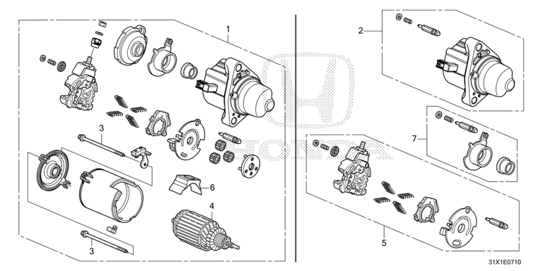 Starter Motor (Mitsuba)